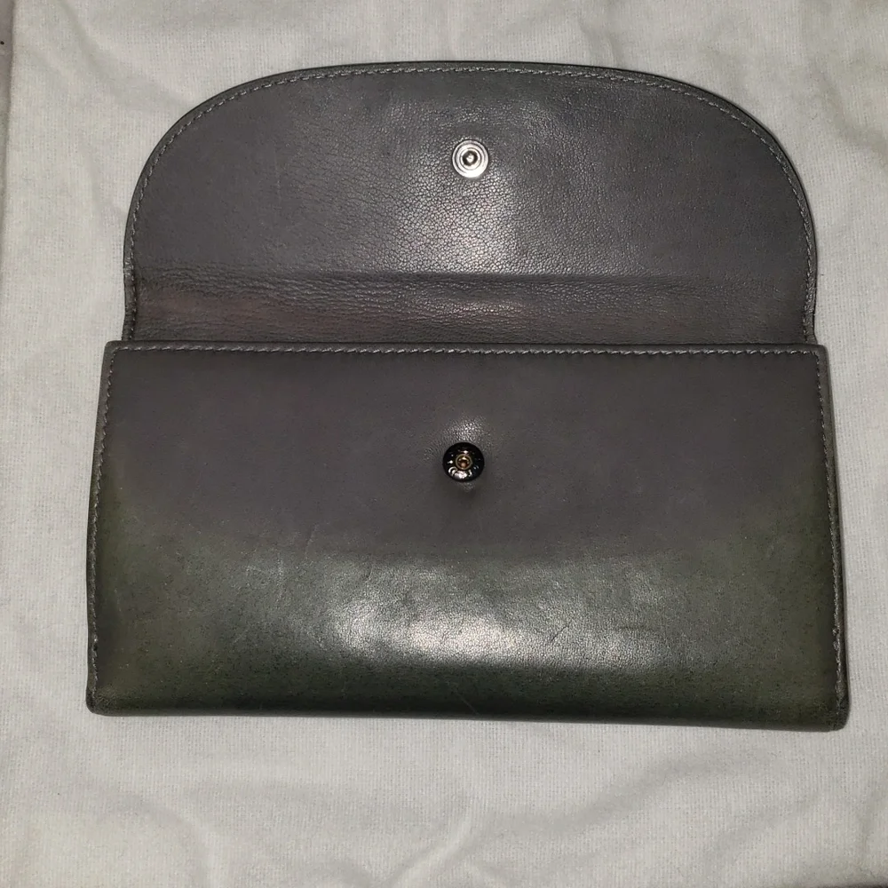 Christian Dior Plisse lambskin wallet